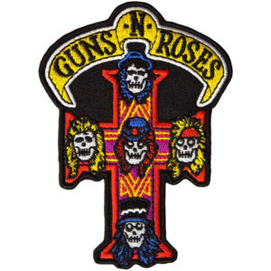 Guns N' Roses Appetite For Destruction Cross Standard Printed Patch