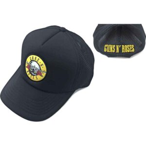 Guns N' Roses Circle Logo Black Mesh Back Cap