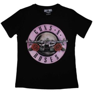 Guns N' Roses Classic Logo Black Ladies T-Shirt