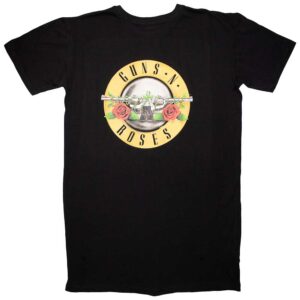 Guns N' Roses Classic Logo Black Ladies T-Shirt Dress
