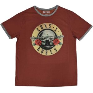 Guns N' Roses Classic Logo Red Ringer T-Shirt