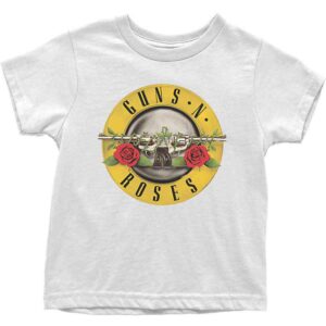 Guns N' Roses Classic Logo White Kids Toddler T-Shirt
