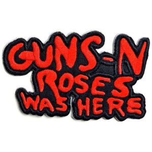 Guns N' Roses Cut Out Was Here Patch