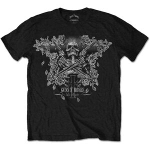 Guns N' Roses Skeleton Guns Black T-Shirt