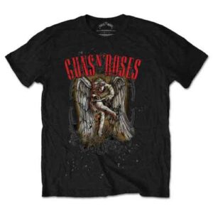 Guns N' Roses Sketched Cherub Black T-Shirt