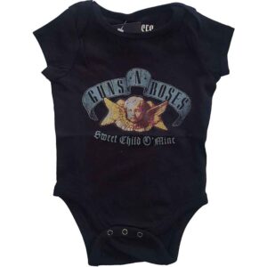 Guns N' Roses Sweet Child O' Mine Black Kids Baby Grow
