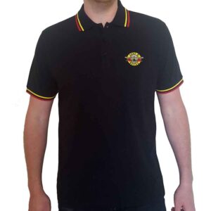Guns N' Roses Unisex Classic Logo Black Polo Shirt