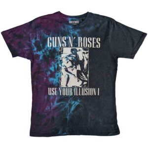 Guns N' Roses Use Your Illusion Monochrome Blue Wash Collection T-Shirt