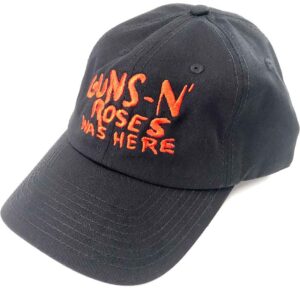 Guns N' Roses Was Here Black Ex-Tour Baseball Cap