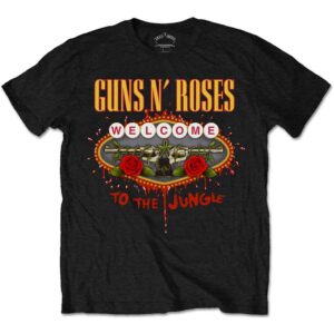 Guns N' Roses Welcome to the Jungle Black T-Shirt