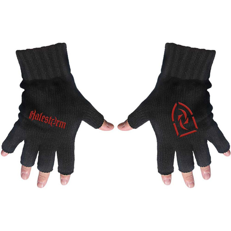 Halestorm Logo Fingerless Gloves