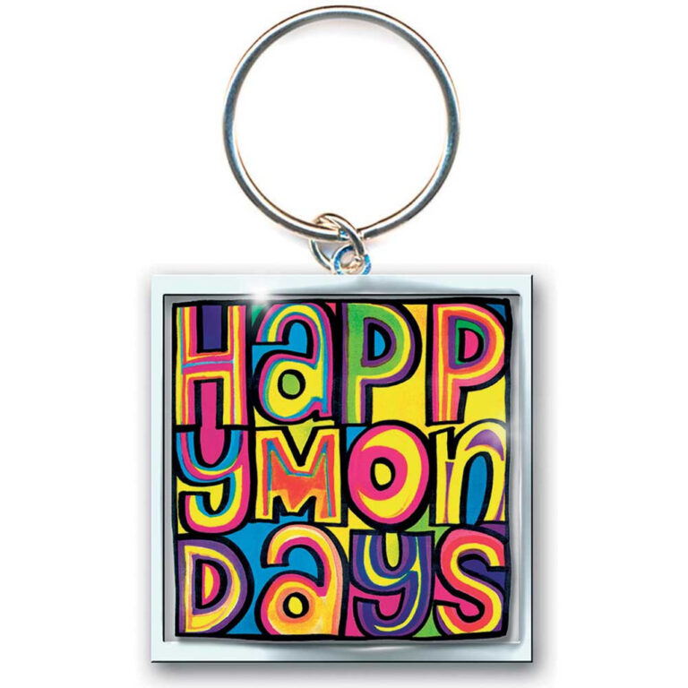 Happy Mondays Dayglo Logo (Photo Print) Keychain
