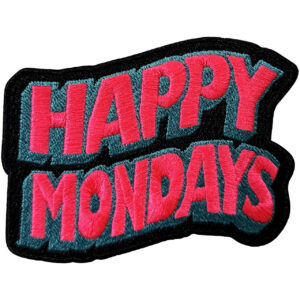 Happy Mondays Wavy Logo Woven Patch