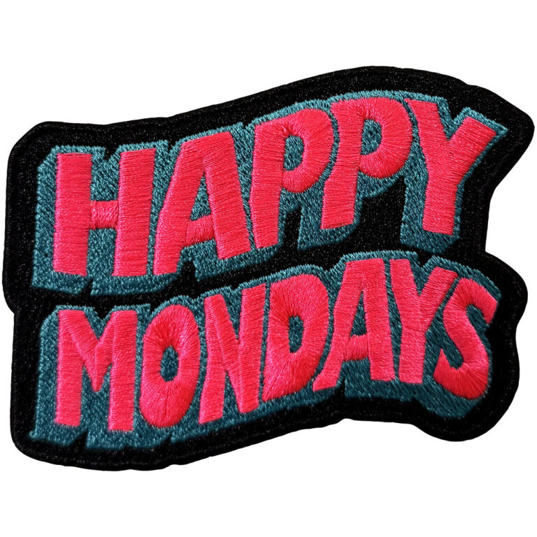 Happy Mondays Wavy Logo Woven Patch