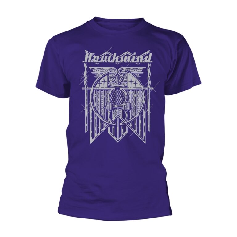 Hawkwind – Doremi Silver (purple) Front / Back Print T-Shirt