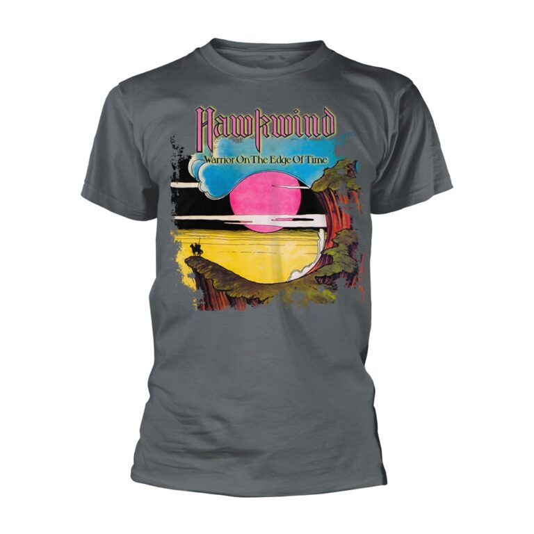 Hawkwind – Warrior On The Edge Of Time (charcoal) T-Shirt