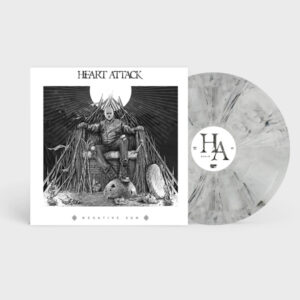 Heart Attack Man - NEGATIVE SUN (WHITE/BLACK MARBLE VINYL) Vinyl LP