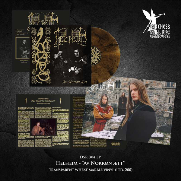 Helheim – AV NORRØN AETT (TRANSPARENT WHEAT MARBLE VINYL) Vinyl LP