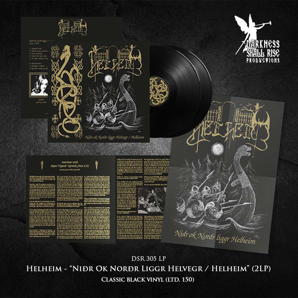 Helheim – NIÐR OK NORÐR LIGGR HELVEGR / HELHEIM (BLACK VINYL 2LP) Vinyl Double Album