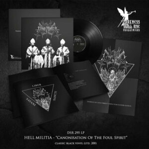 Hell Militia - CANONISATION OF THE FOOL SPIRIT (BLACK VINYL) Vinyl LP
