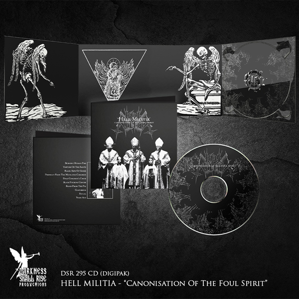 Hell Militia – CANONISATION OF THE FOUL SPIRIT Compact Disc Digi