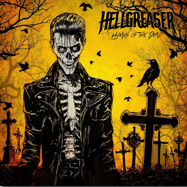 Hellgreaser – HYMNS OF THE DEAD (LTD ORANGE-YELLOW SWIRL VINYL) Vinyl LP
