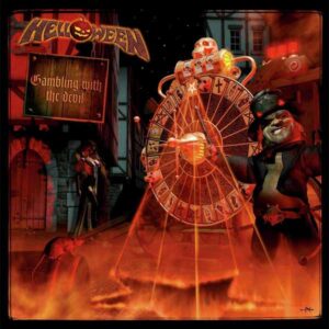 Helloween - GAMBLING WITH THE DEVIL(RED OPAQUE/ ORANGE/ BLACK MARBLED VINYL) Vinyl LP