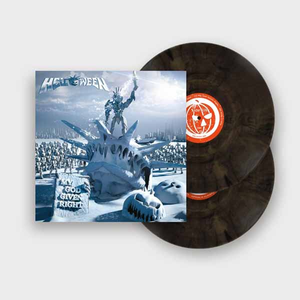 Helloween – MY GOD-GIVEN RIGHT(CLEAR / BLACK MARBLED VINYL) Vinyl LP