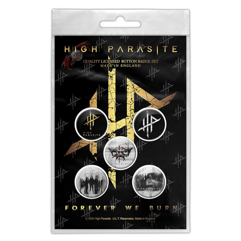 High Parasite Forever We Burn Badge Pack