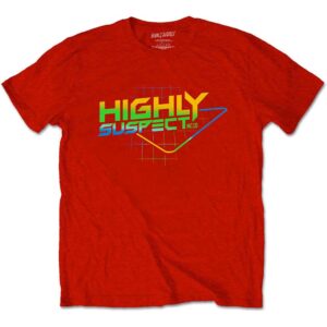 Highly Suspect Gradient Type Red T-Shirt