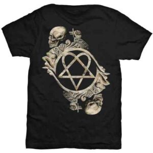 HIM Bone Sculpture Black T-Shirt