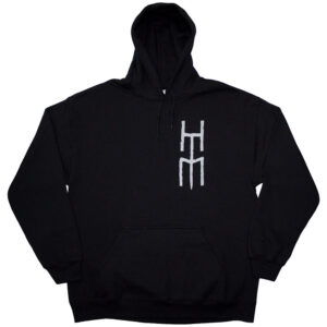 HIM Graphic Back Print Pullover Hoodie