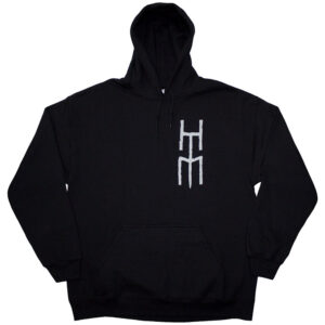 HIM Graphic Black Back Print Pullover Hoodie