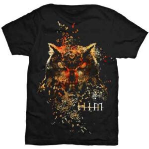HIM Owl Colour Black T-Shirt