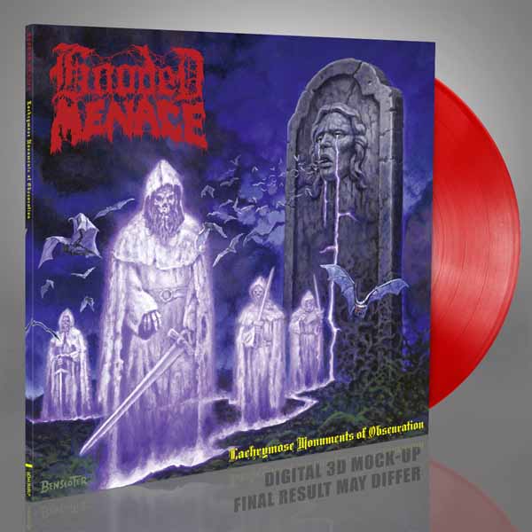 Hooded Menace – LACHRYMOSE MONUMENTS OF OBSCURATION (RED VINYL) Vinyl LP