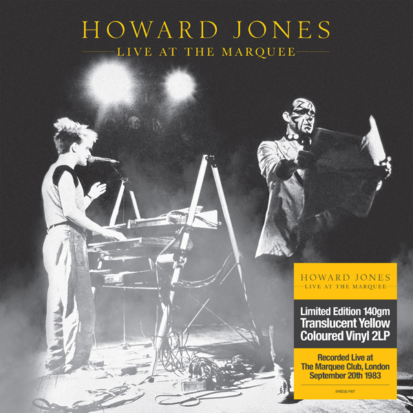 Howard Jones – LIVE AT THE MARQUEE (TRANSPARENT YELLOW 2LP EDITION) Vinyl Double Album