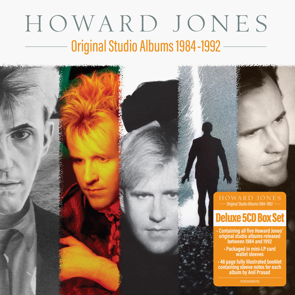 Howard Jones – ORIGINAL STUDIO ALBUMS 1984-1992 (5CD BOXSET) Compact Disc – 5 CD Box Set