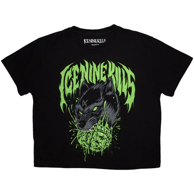 Ice Nine Kills Wolf Ladies Crop Top