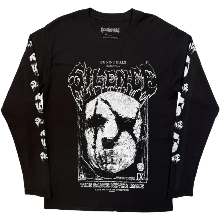 Ice Nine Kills The Dance Never Ends (Black) (Sleeve Print) Long Sleeve T-Shirt