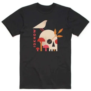 iDKHow Mushroom Skull T-Shirt