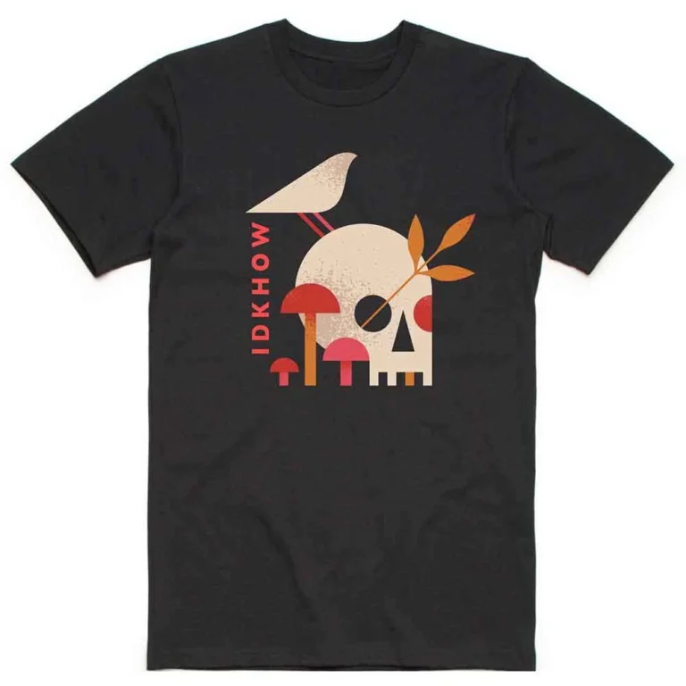 iDKHow Mushroom Skull T-Shirt