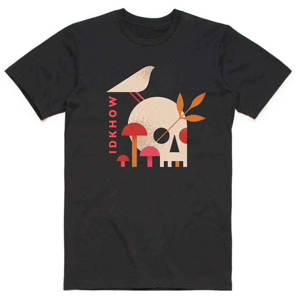 iDKHow Mushroom Skull T-Shirt