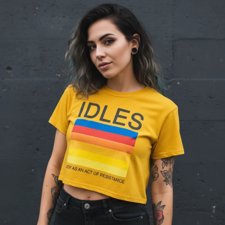 Idles Resistance Ladies Crop Top