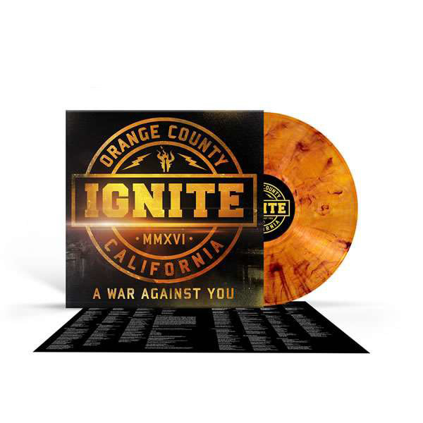 Ignite – A WAR AGAINST YOU (GOLD MARBLED VINYL) Vinyl LP