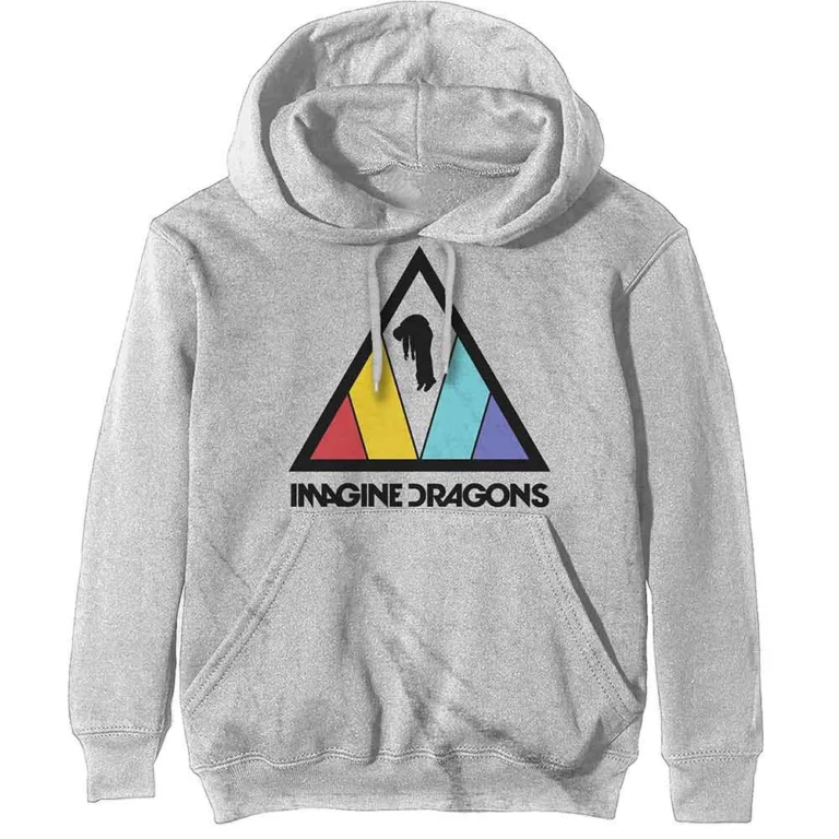 Imagine Dragons Triangle Logo (Off White) Pullover Hoodie