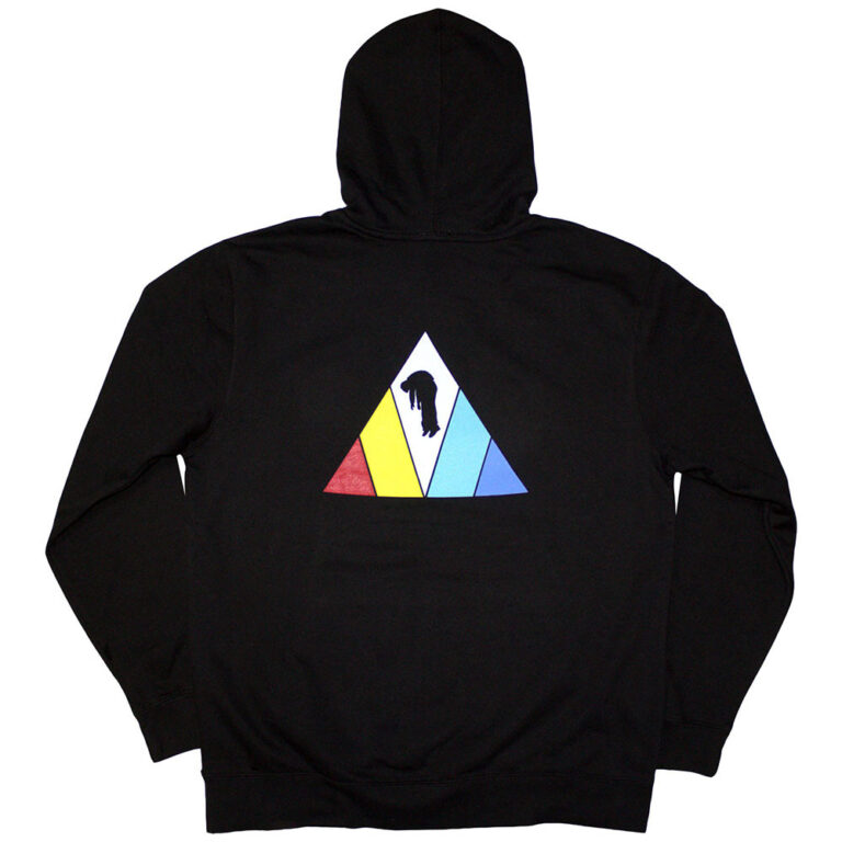 Imagine Dragons Triangle (Black) (Back & Sleeve Print) Pullover Hoodie