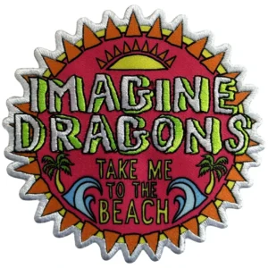 Imagine Dragons Take Me To The Beach Woven Patch