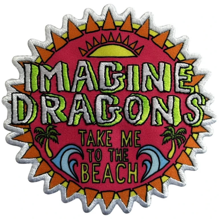 Imagine Dragons Take Me To The Beach Woven Patch