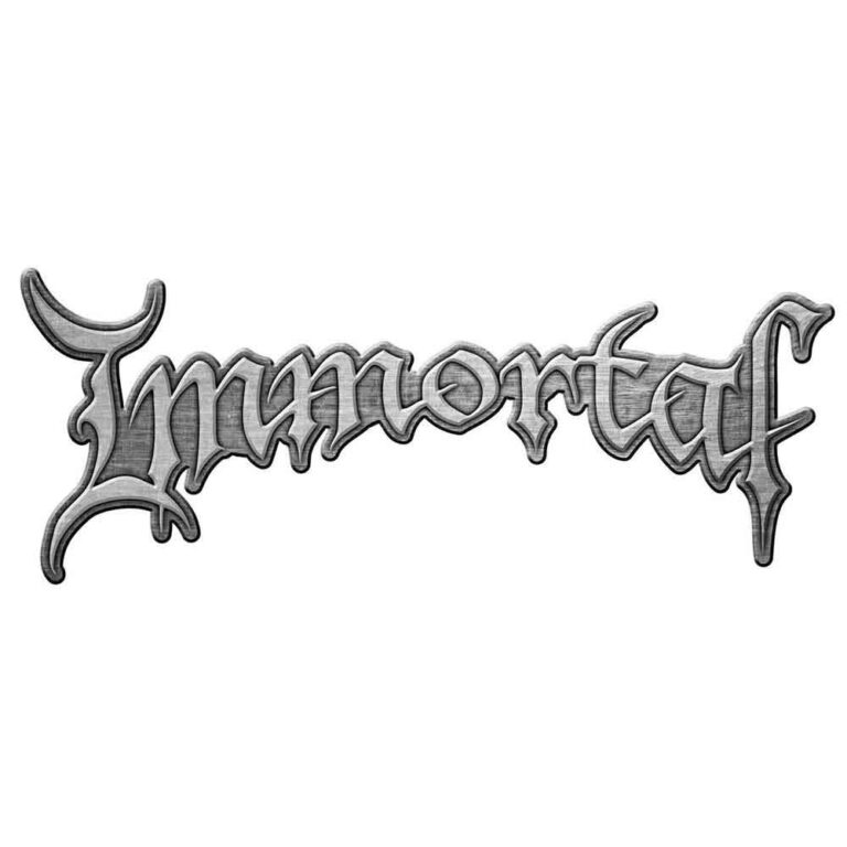 Immortal Logo (Die-Cast Relief) Pin Badge