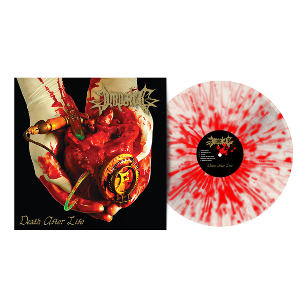 Impaled – DEATH AFTER LIFE (RE-ISSUE) (CLEAR W/ BLOODRED SPLATTER VINYL) Vinyl LP